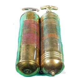 Lot Of 2 Pyrene And General Quart Fire Extinguishers.