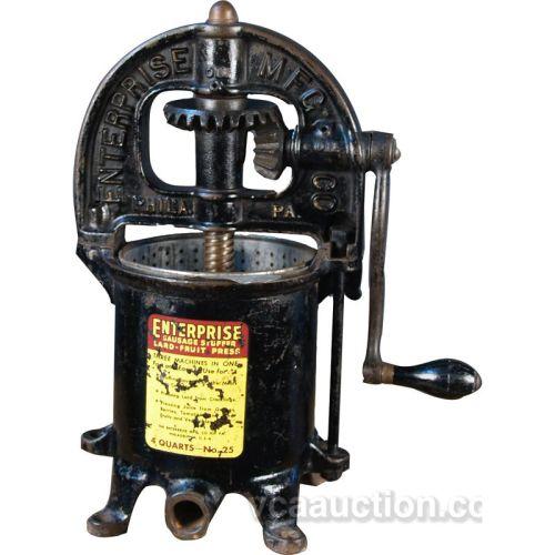 Enterprise Sausage Stuffer/Fruit Press