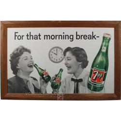Lot Of 3 Signs; Coca Cola Cardboard Sign w/ Aluminum