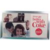 Image 2 : Lot Of 3 Signs; Coca Cola Cardboard Sign w/ Aluminum