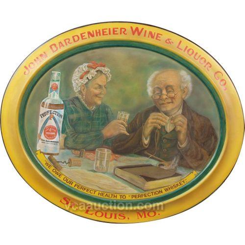 John Bardenheier Wine Liquor St Louis Mo Oval Tin