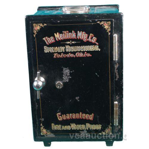 "Meilink's" small safe w all original artwork key open