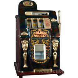 25 Cent Mills Golden Nugget Slot Machine