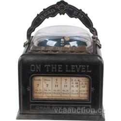 Charles Fey "On The Level" Cast Iron Counter Top Dice M