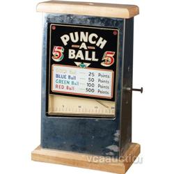 5 Cent Punch-A-Ball 1939 (Genco) Original, Works