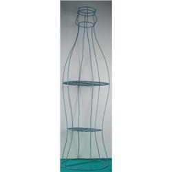 Coca Cola Shaped Wire Bottle Frame For Display 16"x42"