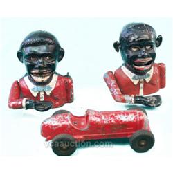 Lot of 3 - 2 Jolly "N" Banks 1 Aluminum, 1 Cast Iron,
