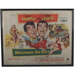 1956 "Hollywood or Bust" Movie Poster