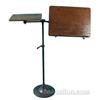 Image 1 : Early Oak Music Stand On Cast-Iron Base