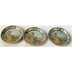 Lot Of 3 Tip Trays Buffalo Brewing Co. Sacramento CA.
