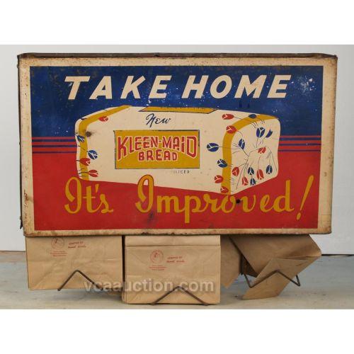 KleenMaid Bread 2 Sided Tin Bag Rack 13"x22"