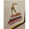 Image 2 : 24x24 MODERN LONDON , NEW YORK, PARIS INSPIRED PRINT FRAMED SHOES