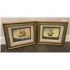 Image 2 : 2 PAINTINGS SHIPS ON VOYAGE BEAUTIFUL FRAMES 16x18 ARIST J. JAMES