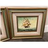 Image 4 : 2 PAINTINGS SHIPS ON VOYAGE BEAUTIFUL FRAMES 16x18 ARIST J. JAMES