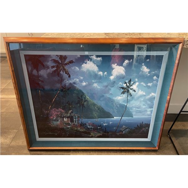 James Coleman “Memories Of Paradise” On Canvas Hand Signed & Numbered 39X49"