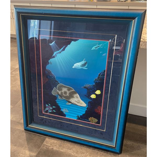 Darrell Hook Beneath Filtered Rays Original Australian Artist 46.5x38.5