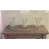 Image 1 : 3 BEAUTIFUL LARGE VASES OR JUICE CARAFES