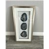 Image 2 : BEAUTIFUL FRAMED ART WITH NATURAL EARTH STONES INSIDE