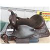 Image 2 : New Western Rawhide Saddle w Breast Strap & 30" x 30 " New Blanket