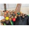 Image 2 : Wooden Croquette Balls, Field Hockey Stick Lacrosse Stick & Tennis Rackets