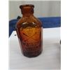 Image 2 : 2 Iodine Bottles, Both are Glass w Embossed Skull & Cross Bones