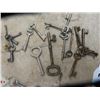 Image 2 : Large Amount of Keys, Many are Skeleton, Key Chains, Snap On, ESSO plus more!