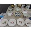 Image 2 : Various China Tea Cups, Stratford Royal Vale, Ainsley, 4 Alfred Meakin Decorative Plates, Vases, Pla