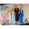 Image 2 : (WP)Barbies with Clothing, Accessories, & 7 Pc Barbie Wicker Furniture Set
