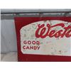 Image 2 : (GG) Weston's Biscuit Metal Sign 36" X 19"