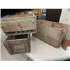 Image 3 : (E) Wooden Egg Crate, Coke Crate, & Wood Tool Box