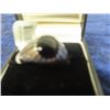 Image 2 : Mens Size 13 Sterling Silver Ring w Black Stone