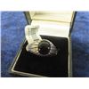 Image 4 : Mens Size 13 Sterling Silver Ring w Black Stone