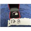 Image 1 : Sterling Silver Anniversary Style Band Ring w Pink Stones Sz 9
