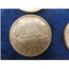 Image 2 : 5 Canadian Silver One Dollar Coins - 1966