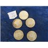 Image 1 : 5 Canadian Silver One Dollar Coins - 1966