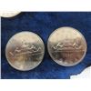Image 3 : 5 Canadian One Dollar Coins -1969, 1979, 1976, 1982 & 1980