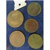 Image 1 : Canadian Coronation Coin, 1945 Liberated Island Coin, 1944 1/2 Penny Coin, 1956 1/2 Penny Coin, New 
