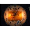 Image 2 : Marshall Wells Paints - Beauty By The Gallon 15" Rd Light Up Clock - Vintage, Made by Cdn Neon Ray C