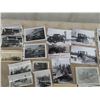 Image 2 : Good Old B & W Photos, Threshing Scene,, Hwy Truck Wrecks, Crawler Wood Hauling, Hockey Scenery, Mai