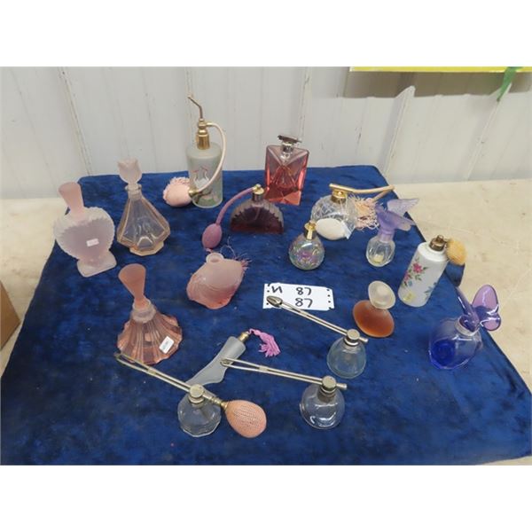 Approx 18 Perfume Bottles