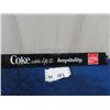 Image 1 : Metal Coca Cola Rack Sign 2.5" x 19"