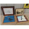 Image 1 : 4 Wildlife Paintings & Sketches- Eagle By Barb Richardson, Ducks - By Bob Cary, Bears By Henderson, 