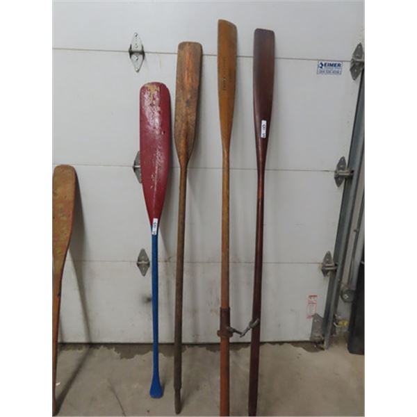 2 Oars & 2 Paddles