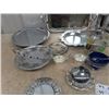 Image 3 : Silverware Trays, Butter Dish, Cream & Sugar, Vintage Decanter Plus More!
