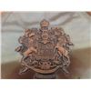 Image 3 : Set of 4 Coat of Arms Platters, Military Buttons, & 1951 Air Force Pin