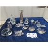 Image 1 : 12 Crystal / Glass Ornaments, Animals & Birds