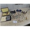 Image 1 : Collector Spoons, Knife Sets, Cobalt Silver C & S, & S & P
