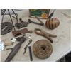 Image 2 : Vintage Hand Crank Bingo Machine, Vintage Odds & Ends for Repurpose, Soup Dish , Foot Warmer Plus