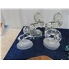 Image 2 : Crystal/ Glass horse Ornaments, Alabaster Candle Holders, Driftwood & Soapstone Walrus
