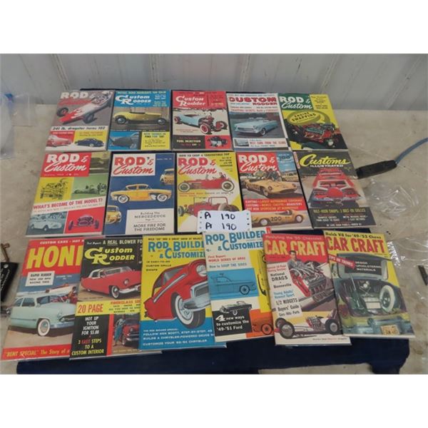 16 -1950's Rod & Custom Car Magazine